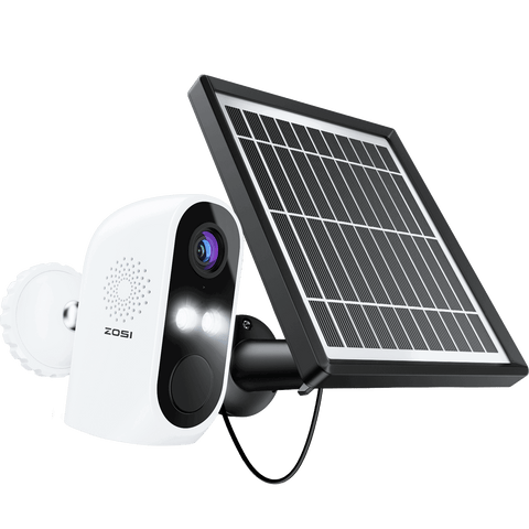 C1 2MP Drahtlos Akku Überwachungskamera Kamera + Solarpanel